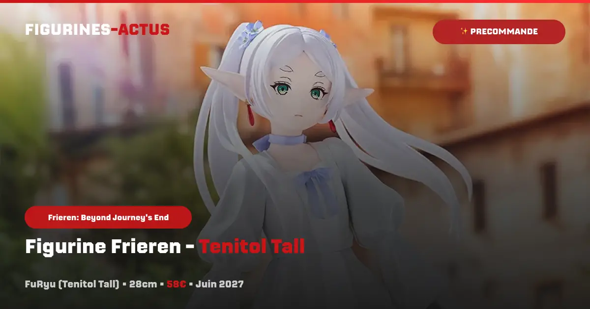 Frieren en robe Classical One-Piece : FuRyu lance les précommandes de sa Tenitol Tall !
